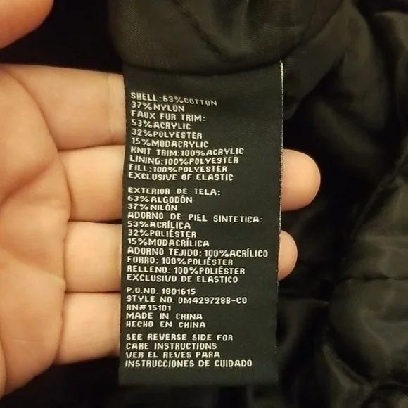 Madison Black Ski Jacket with Faux Fur Hood - Picture 10 of 15